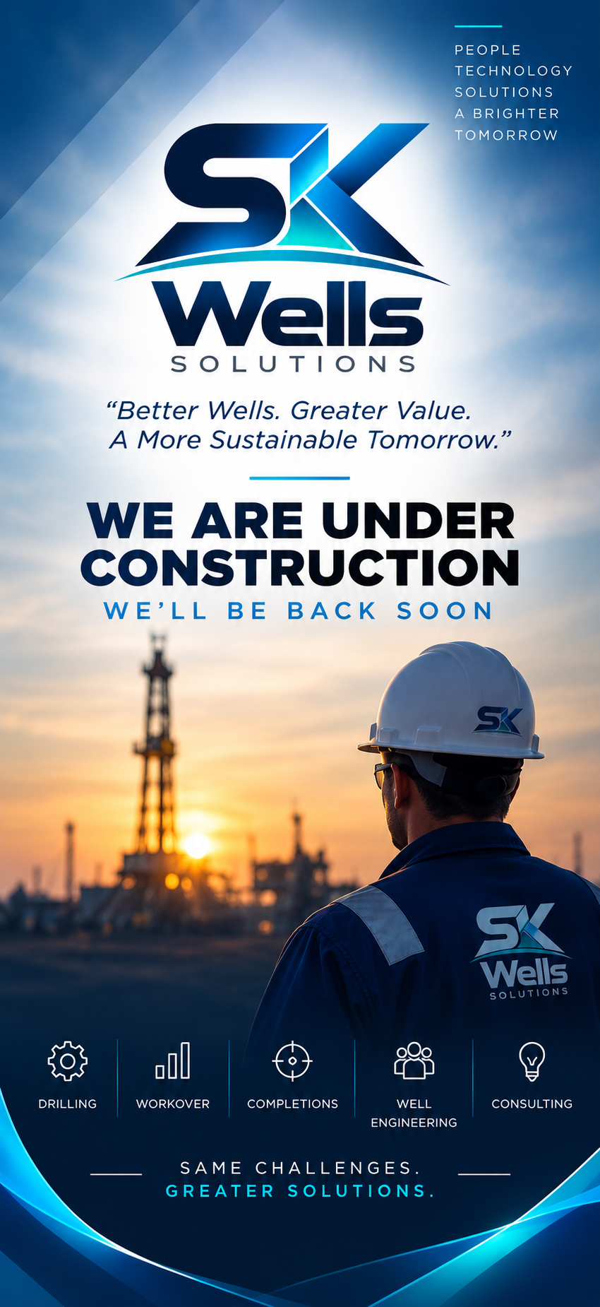 SK Wells Solutions — We Are Under Construction
